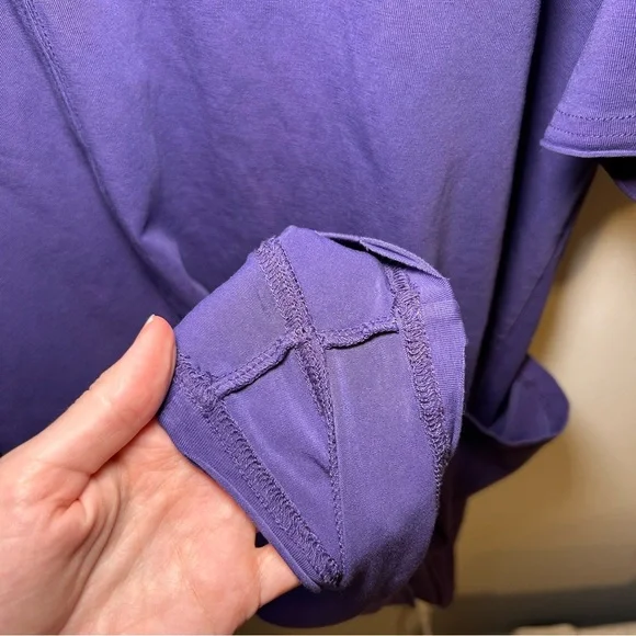 Free People Movement Hot Shot Tee Romper Purple Size Small - Picture 9 of 13